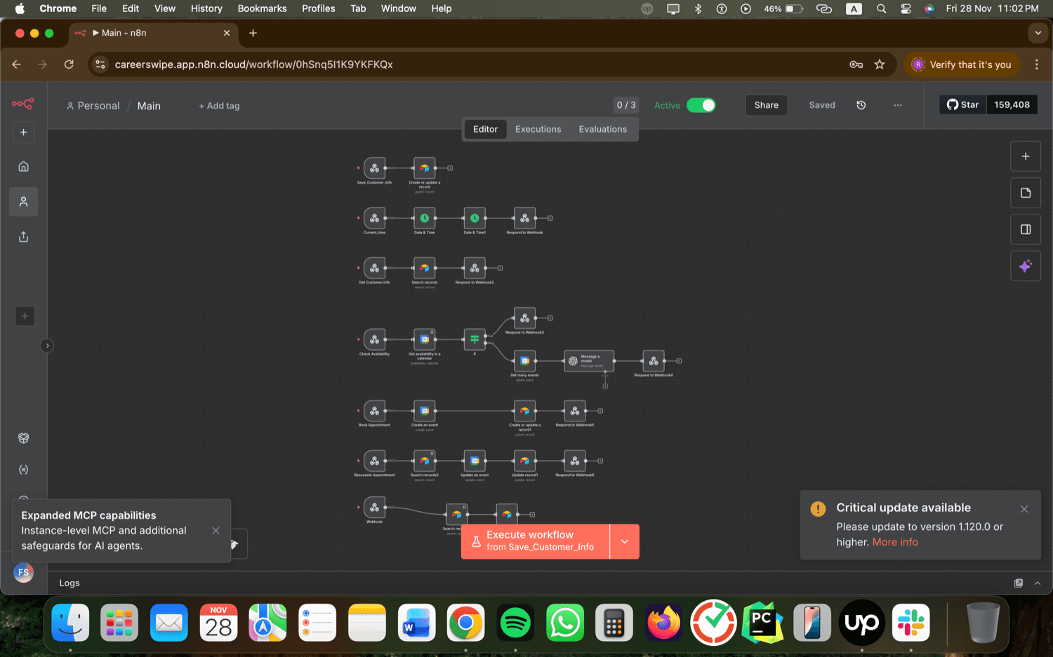 n8n AI Voice Agent Automation - Vapi + Airtable + AI Agent 1