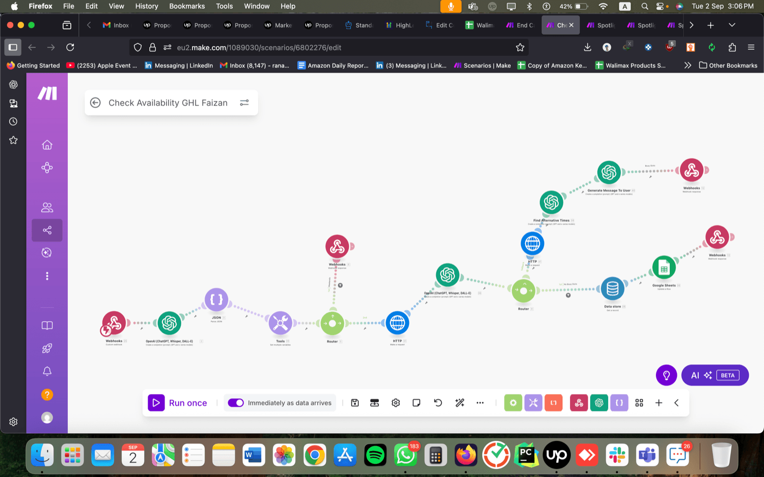 Real-Estate AI Voice Agent - Vapi, Make.com & GoHighLevel dashboard preview