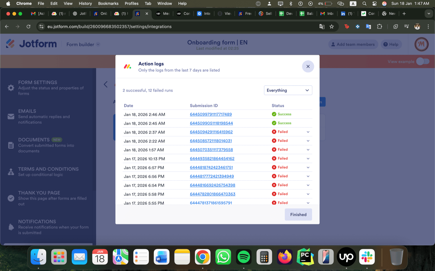 Client Onboarding Automation - JotForm & Monday.com Workflow Architecture 1
