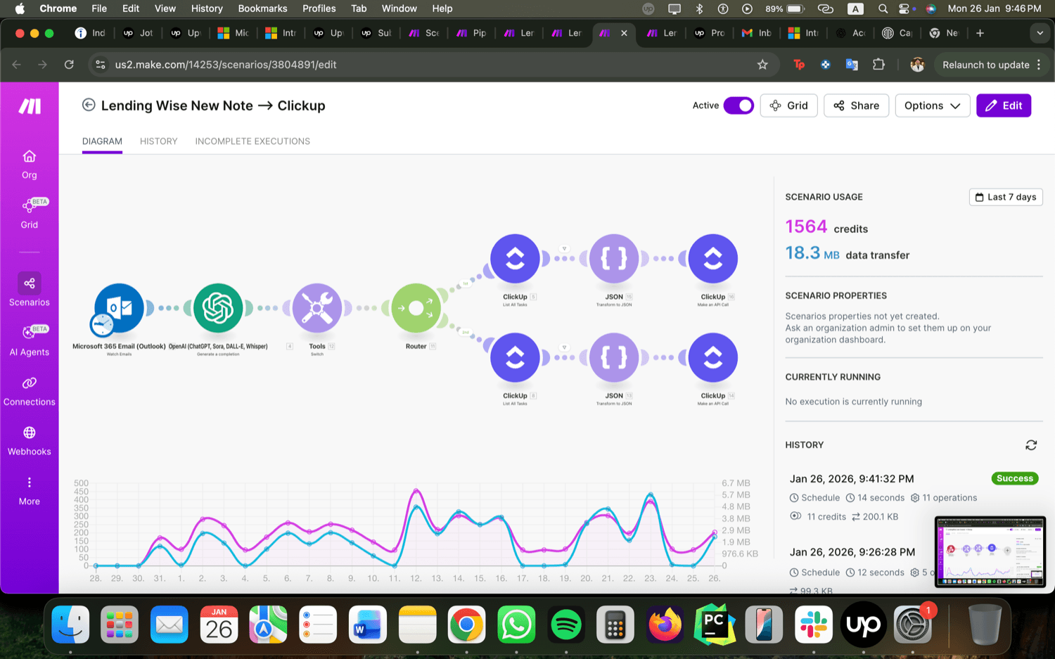 Loan Processing Automation - Make.com, LendingWise & ClickUp 2