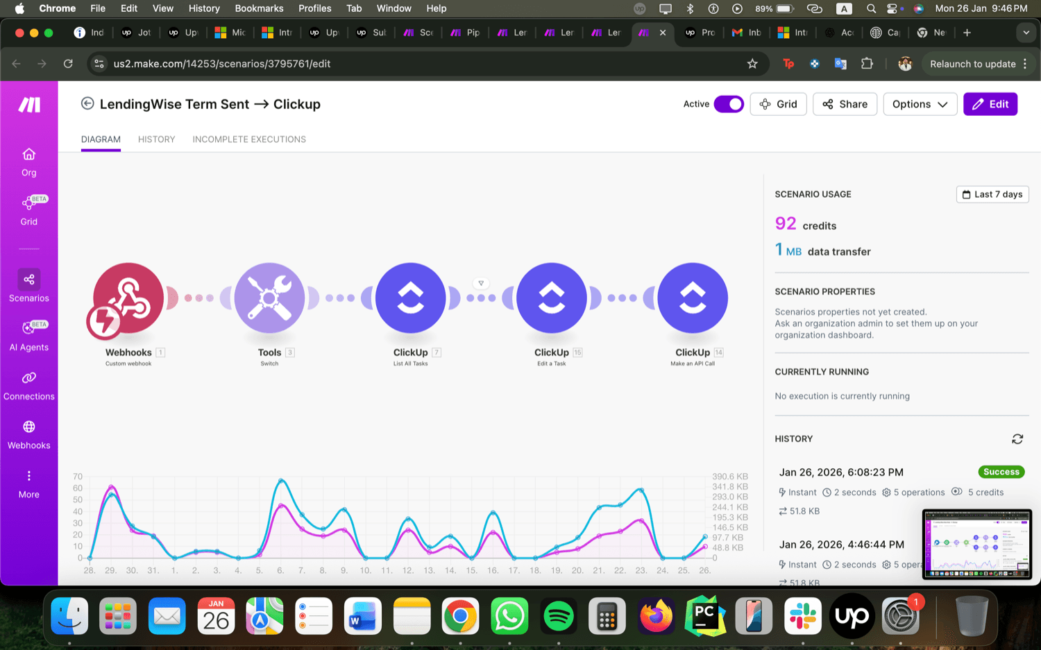 Loan Processing Automation - Make.com, LendingWise & ClickUp 3