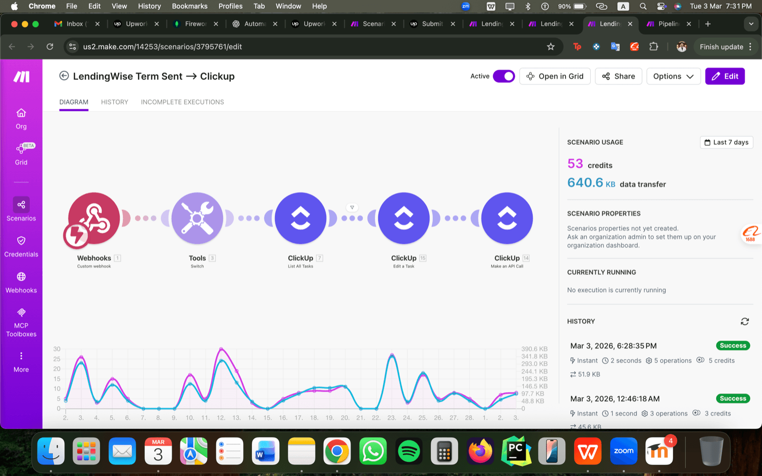 Loan Processing Automation - Make.com, LendingWise & ClickUp 9